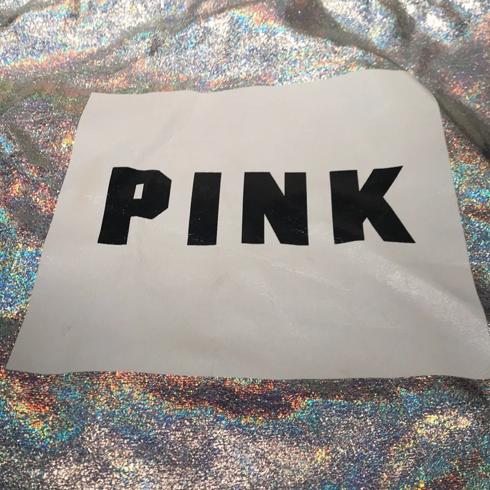 PINK flashy string backpack - Picture 2 of 8